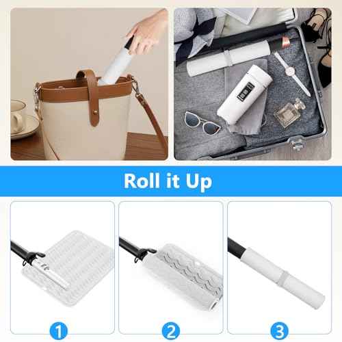 Quccefods Heat Resistant Mat Oversize Curling Iron Mat Silicone Hot Hair Tools Mat for Hair Straightener,Flat Irons,Hair Styling Tools Countertop protection Portable Travel Mat 14.2" x 11"