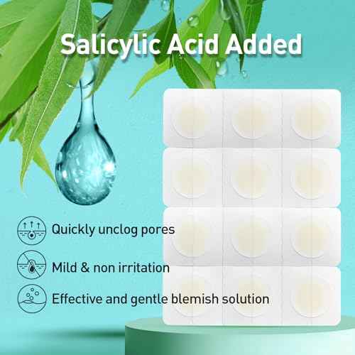 TKTK Pimple Patches, 12mm Invisible Acne Patches for Face with Salicylic Acid, 0.01cm Extra Thin Outer Edge, Hydrocolloid Zit Patch for Pustule, Whitehead, Cystic Acne Spot, 96 Count