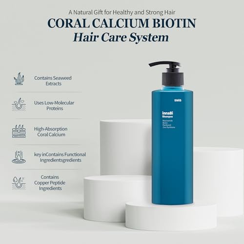 SMIB InnaBi Shampoo ? Enriched with Coral Calcium to Help Support Hair, Promote Scalp Health, and Provide Deep Cleansing and Nourishment (16.9 fl oz)