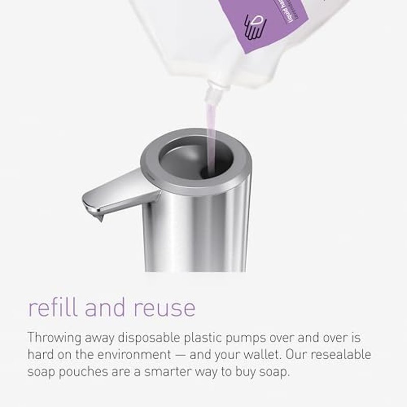 simplehuman Moisturizing Liquid Hand Soap Refill - Fragrance-Free, 34 Fl Oz Pouch