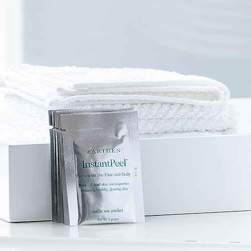 Earthen SkinCare InstantPeel Skin Remover Skin Exfoliant ? Safe for Sensitive Skin - 6 Packets/Box (1-Pack)