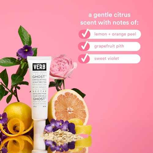 VERB Ghost Exfoliating Scalp Nectar, 2 fl oz - Lightweight Serum - Removes Product Buildup - Vegan, No Parabens or Harmful Sulfates
