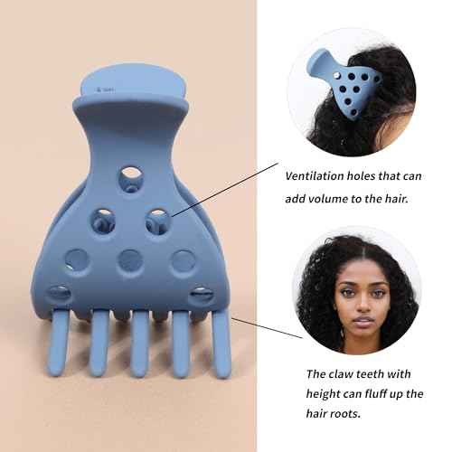 Root Lifting Hair Clips Root Clips for Curly Hair Volume Curl Clips for Hair Root Lift,hair volume root clips.No Crease curl clip for styling.6 PCS