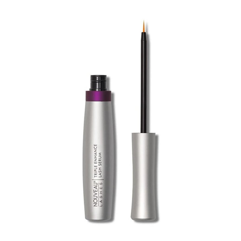 Nouveau Lashes Triple Enhance Lash Serum - Vegan Formula with Triple Peptide Complex | 5 ml for Length, Strength & Volume