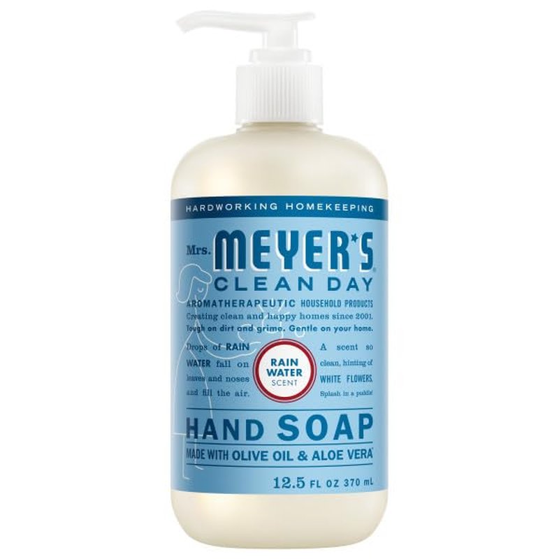Mrs. Meyer's Clean Day Liquid Hand Soap - 4 Pack Variety (Honeycomb, Rainwater, Oat Blossom, Plumberry) | 12.5 Fl Oz Each
