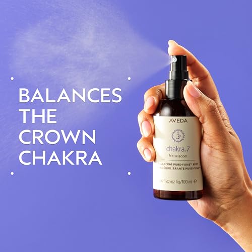 Aveda Chakra 7 Balancing Pure-Fume Mist: Connection | Body & Room Spray | Balances Crown Chakra | With Olibanum, Certified Organic Elemi & Angelica, 3.4 Fl Oz