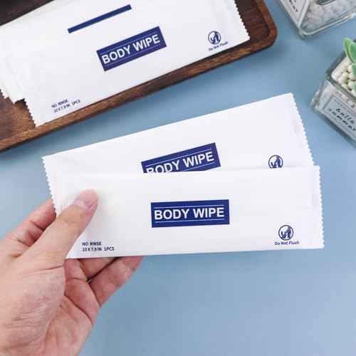 200 pcs Large Body Wipes Individually Wrapped Bulk, Disposable Skin Cleansing Wet Wipes for Men Women, Individual Wrapped, Convenient, Lightweight, Aloe Vera for Body, Hands, Face, Daily