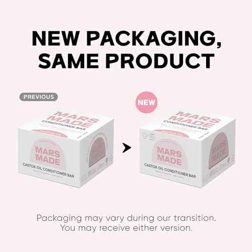 Castor Oil Conditioner Bar - Nourishing & Soothing Natural Deep Conditioner for All Hair Types - Hair Moisturizing, Cleansing Solid Soap Bar - Zero Waste, No Animal Trials 3.5 oz
