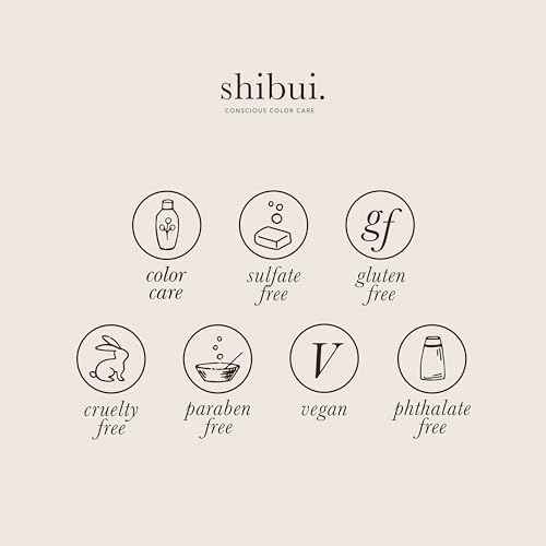 SHIBUI Violet Toning Shampoo, Neutralizes Brassiness with Acai Oil & Hibiscus, for Blonde, Highlighted, & Silver Hair,