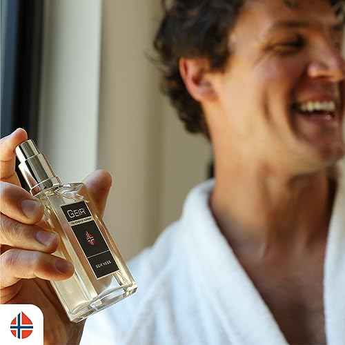 Geir Ness Eau de Parfum Spray For Men - Long Lasting Fresh, Cool Scent - Mix of Refreshing Norwegian Mountain Fragrance - 3.4 oz¡¦