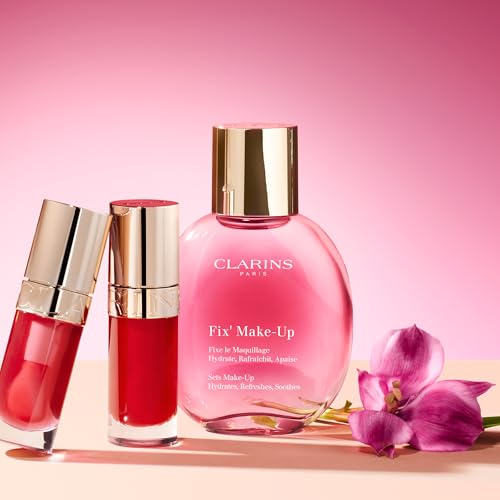 Clarins Fix Make-Up Setting Spray | 4-in-1 Makeup Setting Spray | 24H©ö Fresh and Flawless Makeup | 12H©÷ Hydration | Locks Out Harmful Pollutants | Boosts Radiance | All Skin Types