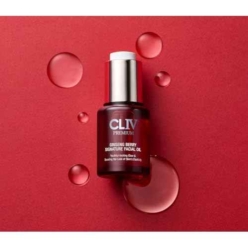CLIV Ginseng Berry Premium Facial Oil, Moisturizing, Elasticity, Nourishing (Face Oil 0.67 fl.oz)
