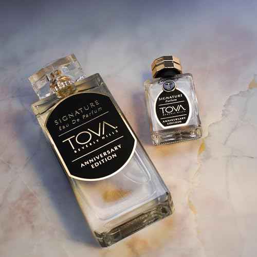 Tova Signature Anniversary Fragrance Set ? Fresh Woody Scent ? Long-Lasting Eau de Parfum for Women ? Bergamot Jasmine Musk ? USA-Made & Cruelty-Free ? 3.4 fl oz + 0.5 fl oz