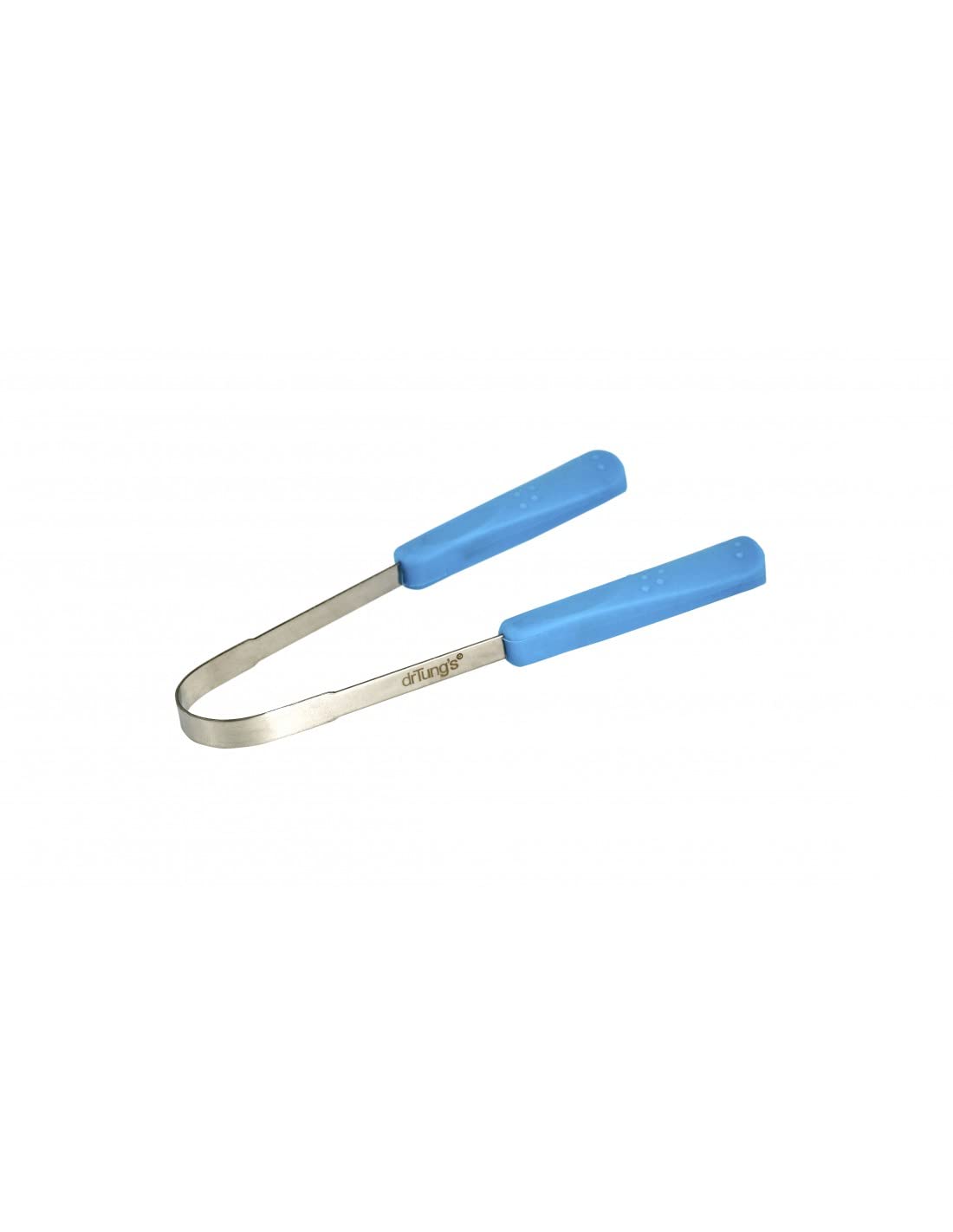 drTung's Stainless Steel Tongue Scraper for Adults & Kids - Metal Tongue Scraper & Cleaner, Freshens Breath, Oral Hygiene Care, Easy-to-Use Comfort Grip Handle, Comes with Travel Case - 1 Pack