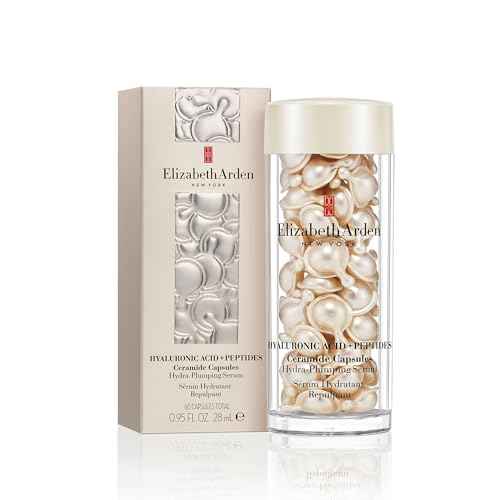 Elizabeth Arden Hyaluronic Acid + Peptides Ceramide Capsules Hydra-Plumping Serum, Skincare Gift for Women