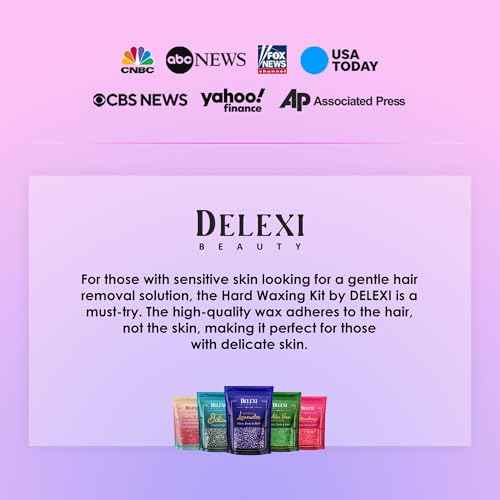 Premium Waxing Kit for Sensitive Skin ? Painless Hard Wax Beads, Safe Wax Warmer, Pre/Post Care Spray, Salon-Grade Results at Home for Face, Bikini, Brazilian & Full Body