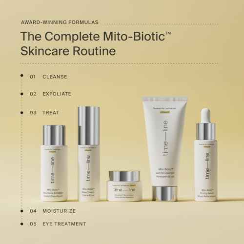 Timeline Mito-Biotic¢â Travel Size Dewy Cream Lightweight Moisturizer With Peptides to Hydrate, Plump & Protect Dry Skin - .51 Fl Oz