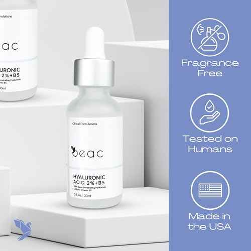 Hyaluronic Acid 2% + B5 Serum 60ml/2oz ? USA Made - All Skin Types - Hyaluronic Acid Serum for Face ? Hydrating, Plumping & Lightweight ? Fragrance Free Skincare ? Moisturizing Face Serum for Women