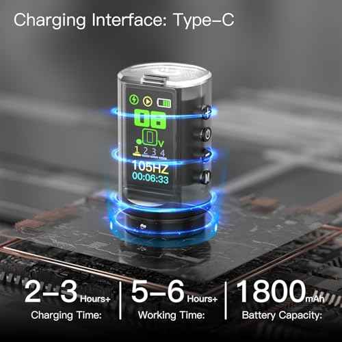 WORMHOLE PRO Tattoo Gun Kit Wireless Tattoo Machine 2 Batteries 1,800mAh Power Supply, Smart Tattoo Pen, 20PCS Tattoo Needles with Extra Battery RCA Jack Part, Brushless Motor, 7 Strokes Length