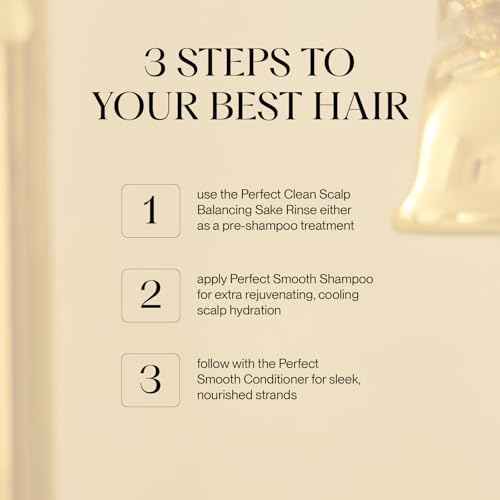 NatureLab.TOKYO Frizz-Free Hydration Limited Edition Set: Includes Smooth Shampoo, Conditioner & Scalp Sake Rinse ? Hydrates & Tames Frizz, Balances Scalp Microbiome, Includes Furoshiki Wrap