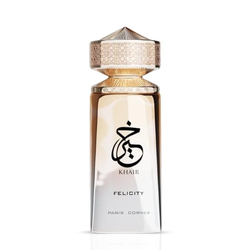 Khair Felicity Perfume - Sparkling Unisex Fragrance with Champagne, Cassis, Rose & Vanilla | 3.4 fl oz