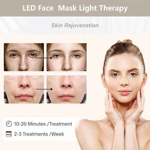 Led-Face-Tool£¬LED Light Therapy Facial Mask£¬7 in 1 Beauty Equipment for Skin Care at Home