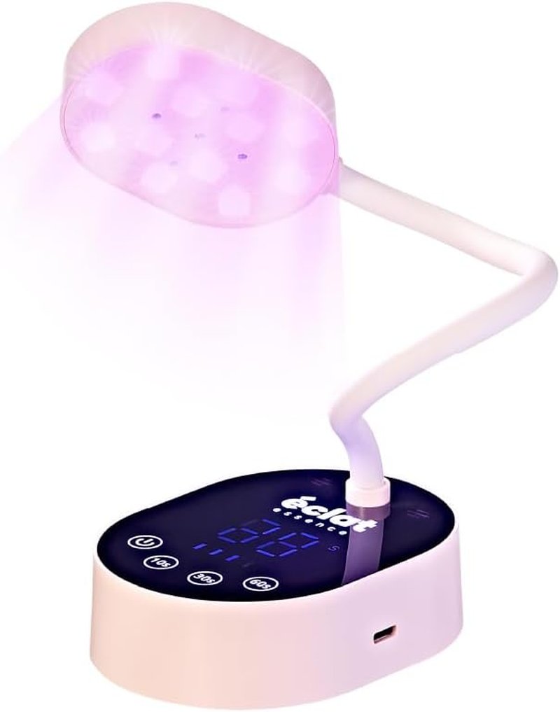Éclat Flash Cure Lamp - 36W Rechargeable LED Mini UV Light | Cordless Nail Dryer with 4 Timers & Auto Sensor