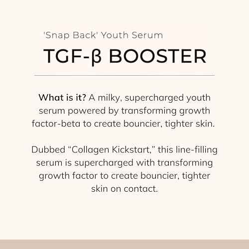 Le Mieux TGF-B Booster - Anti Aging Triple Growth Factor Facial Serum with Hyaluronic Acid & Peptides, Hydrating Face Serum with No Parabens (1 oz / 30 ml)