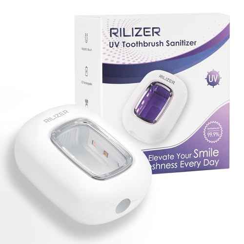 UV Toothbrush Sanitizer Cover, Rechargeable Travel Cap with Magnetic Wall Mount, Portable Cleaner for Any Size Toothbrush