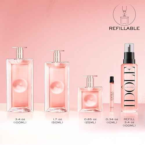 Lanc?me Id?le Eau de Parfum - Long Lasting Fragrance with Notes of Bergamont, Jasmine & Vanilla - Fresh & Floral Women's Perfume