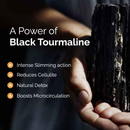 Guam Seaweed & Tourmaline Thermal Mud Anticellulite Remover | 3-minute Shower Body Mask for Cellulite Removal | Hot Infrared FIR Anti Cellulite Treatment for Thighs and Legs, 1.1LB