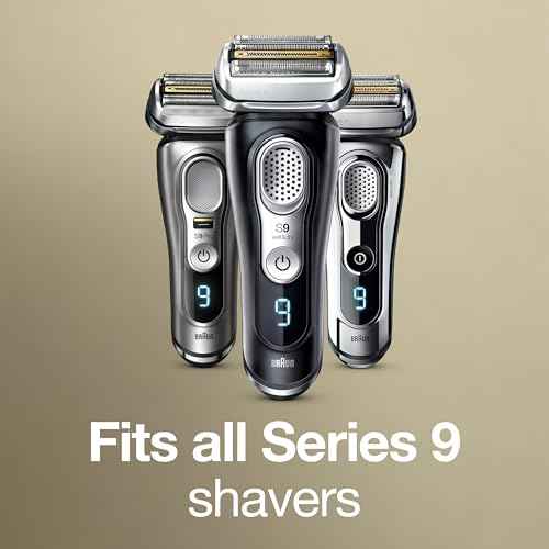 Braun Electric Shaver Head Replacement Part 92B Black, Compatible with Series 9 Electric Razors for Men