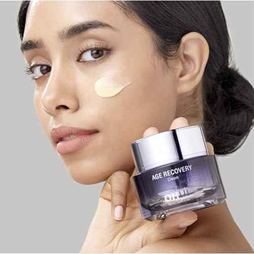 O HUI Age Recovery Cream | Korean Skin Care | Visibly improve the look of wrinkles, firmness and elasticity | Face Moisturizer | Korean Skin Care | Peptide, Glycerin, Shea Butter | Collagen Support