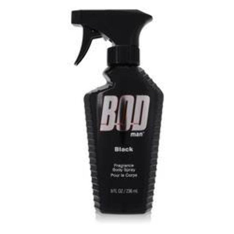 Bod Man Black Body Spray by Parfums De Coeur - 4 oz Men's Fragrance for All-Day Freshness