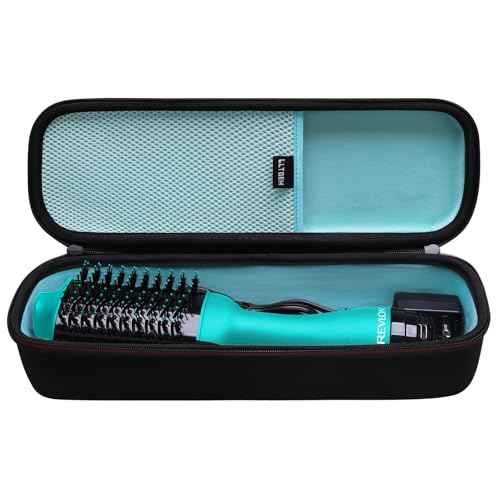 Hard Travel Case for REVLON One-Step Volumizer Original 1.0 / Volumizer Plus 2.0 Hair Dryer and Hot Air Brush,Teal (Case Only)