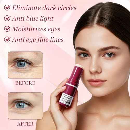 2PCS Calcium Multi Balm, Calcium Volume Multi Balm, Korean Wrinkle Core Stick,Collagen Moisturing Stick, Anti-aging, Hydrating, Firming Skin, Almond & Vitamin E for Lip Balm Eye Cream