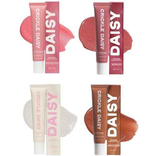 Lip Treat Balm - Hydrating & Nourishing Lip Balm with Avocado, Olive, and Coconut Oils - Softening Lip Moisturizer & Protection for Very Dry Lips - Set Of 4, 0.7oz Each