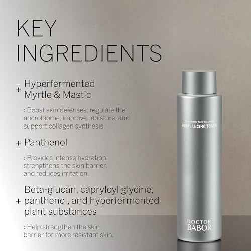 DOCTOR BABOR Regeneration Rebalancing Toner, Beta Glucan Hydrates, Soothes and Balance the Skin, Strengthen Skin Barrier, Reduce Redness and Even Complexion, 6.76 oz