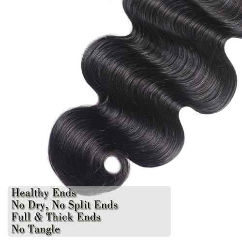12A Human Hair Bundles 14 16 18 20 Inch Body Wave Bundles Human Hair Extensions 400g Unprocessed Brazilian Virgin Body Wave 4 Pieces Deals Brazilian Quick Weave Natural Black Wavy Extensions