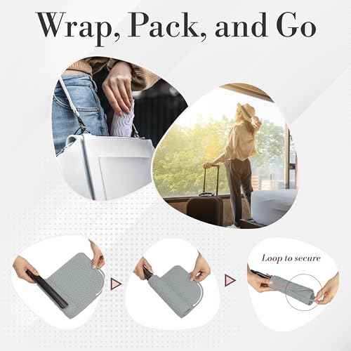 Vanity Accessories Heat Resistant Mat ? Silicone Flat Iron & Curling Iron Holder, Non-Slip Vanity Mat & Hot Tool Mat for Home, Salon, or Travel Use