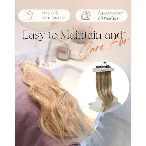 Sunny Hair Clip in Hair Extensions Straight Human Hair Clip in Extensions Remy Clip in Hair Extensions Real Human Hair Extensions Clip ins Chestnut Brown Balayage Platinum Blonde Ombre 16 inch