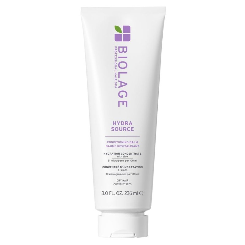 Biolage Hydra Source Conditioning Balm - Moisturizing & Detangling Treatment for Dry Hair | Infused with Aloe & Hyaluronic Acid