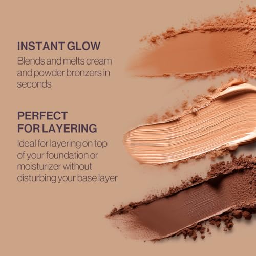 Anisa Beauty Buffing Bronzer Brush - Premium, Ultra-Soft Synthetic Fibers for Smooth, Flawless Bronzer Application - Ideal for Powder, Cream, and Liquid Formulas - Cruelty-Free, Vegan Makeup Brush