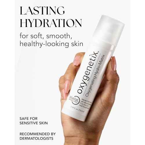 Oxygenetix Oxygenating Hydro-Matrix | Lightweight Aloe-Based Face Moisturizer with Hyaluronic Acid for Sensitive, Dry, or Compromised Skin