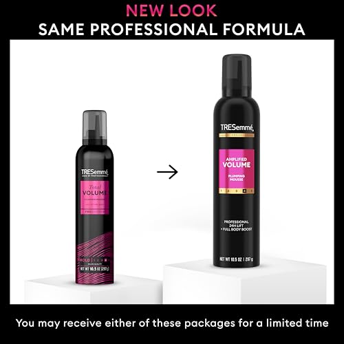 TRESemm? Plumping Mousse Amplified Volume for 24H Lift and Body with Pro Lock Technology 10.5 Fl Oz