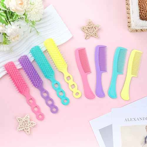 Hair Brush and Combs Bulk Individually Wrapped for Homeless,Disposable Hair Combs Bulk Hair Brushes Detangling Hairbrush for Women Shelter Nursing Hotel Church Charity Supplies (pack of 240)