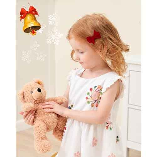 doboi 30PCS Christmas Hair Bows Velvet Baby hair clips 2" mini bows for hair Fully Lined Hair Barrettes Alligators for Infants Toddlers