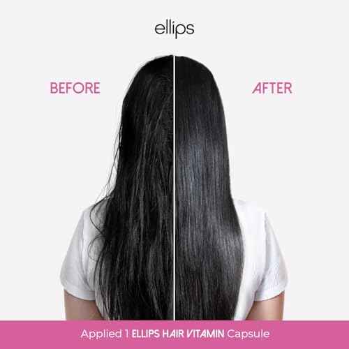 Ellips Hair Oil Hair Treatment, 50 Capsules - Hair Oil & Heat Protectant for Frizzy Hair - Support Healthy Shiny Hair