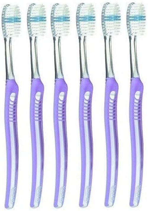 Oral-B Indicator Toothbrushes 35, Compact Soft (Colors Vary) - Pack of 6