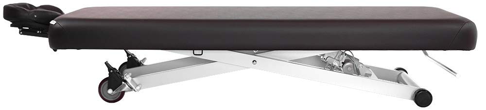 SKINACT Stella Electric Medical Spa Treatment Table (Facial Chair/Bed) ADA Compliant (Brown)